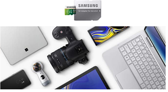 Samsung Electronics EVO Select 256GB microSDXC UHS-I U3 100MB/s Full H...